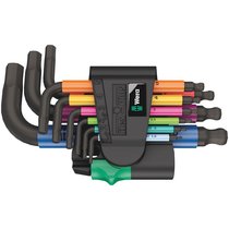 950/9 SPKS Hex-Plus Multicolour BlackLaser 2 Набор Г-образных ключей, с шаром, 9 пр., 1.5/2/2.5/3/4/5/6/8/10 мм