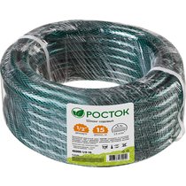 РОСТОК O 1/2" x 15 м, 15 атм., 3-x слойный, армированный, шланг поливочный КЛАССИК 40308-1/2-15