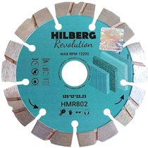 Диск алмазный отрезной 125*22,23*12 Hilberg Revolution HMR802