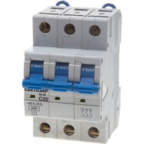 СВЕТОЗАР 25 A, "C", 400 B, 6 kA, 3-полюсной, автоматический выключатель SV-49063-25-C