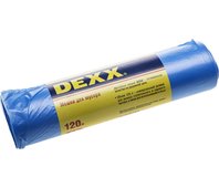 DEXX 120 л, голубой, 10 шт., мешки для мусора 39150-120