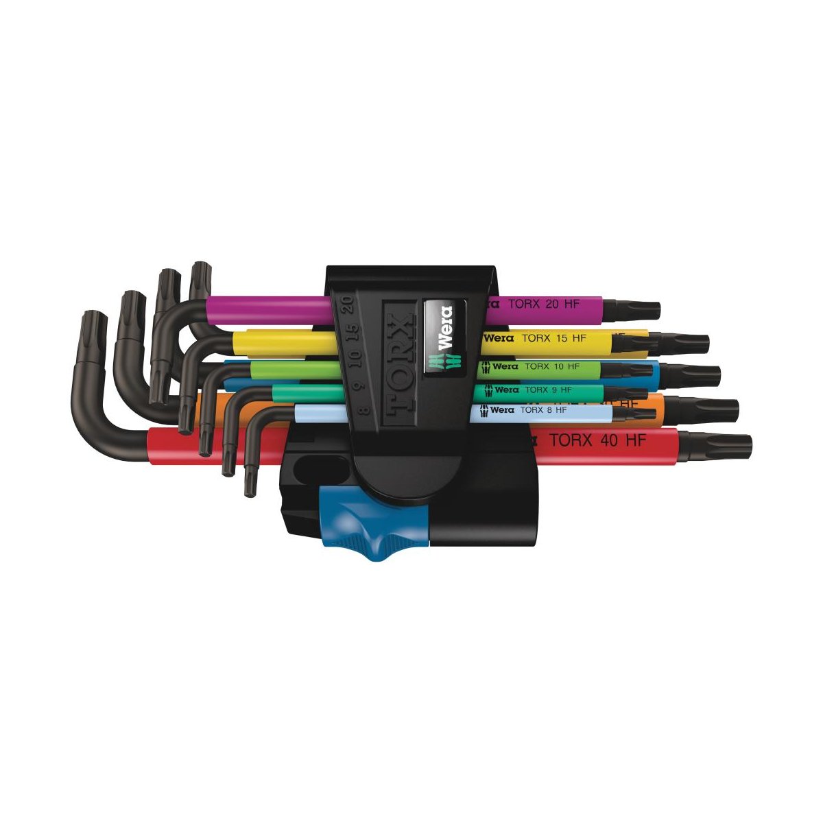 967/9 SL TORX® Multicolour HF 1 Набор Г-образных ключей, с фиксацией, 9 пр., TX 8/9/10/15/20/25/27/30/40