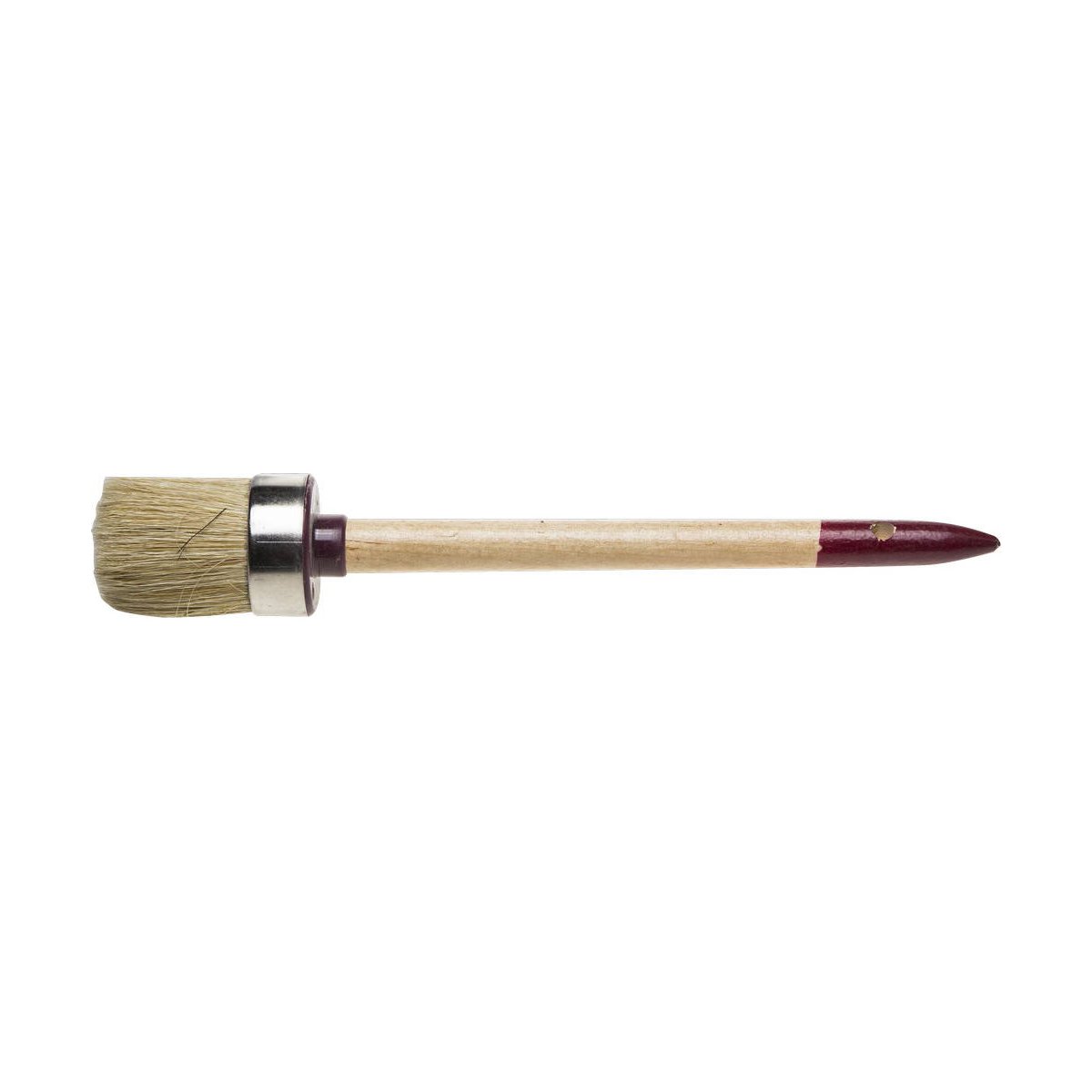 ЗУБР 40 мм, щетина натуральная светлая, деревянная ручка, кисть круглая УНИВЕРСАЛ - МАСТЕР 01501-40