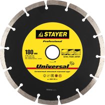 STAYER ⌀ 22.2х180 мм, алмазный, сегментный, круг отрезной для УШМ 3660-180_z01