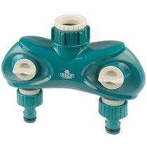 RACO 3/4"х1", распределитель двухканальный поливочный (резьба внешняя-соединитель) LUXURY 4250-5526