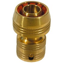 RACO O 3/4", латунный, автостоп, соединитель (шланг-насадка) Profi 4246-55006B