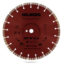 Hilberg Диск алмазный отрезной 300*25.4*12 Hilberg Industrial Hard HI807
