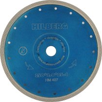 Hilberg Диск алмазный отрезной 250*25.4/22.23 Hilberg Турбо ультратонкий х-тип HM407