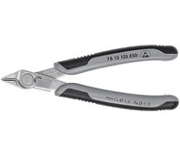 Electronic Super Knips® Бокорезы прецизионные ESD, зажим для проволоки, нерж., 125 мм, 2-комп антистатические ручки