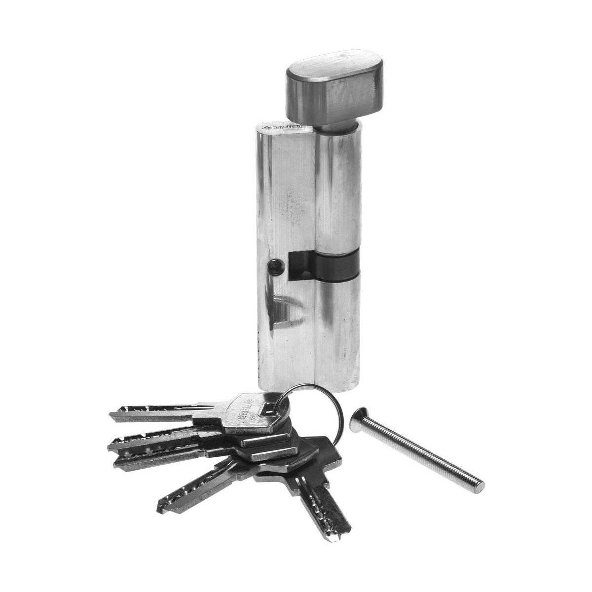 ЗУБР 80 мм, 6-PIN, 5 шт., тип ключ-завертка, механизм цилиндровый ЭКСПЕРТ 52107-80-2