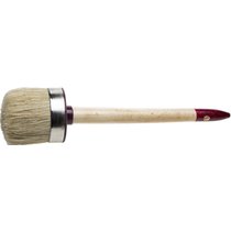 ЗУБР 45 мм, щетина натуральная светлая, деревянная ручка, кисть круглая УНИВЕРСАЛ - МАСТЕР 01501-45