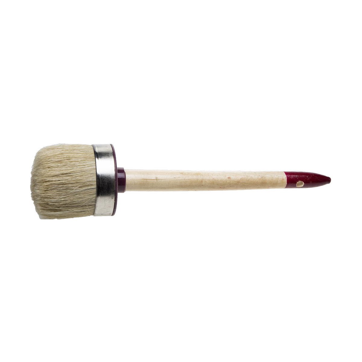 ЗУБР 45 мм, щетина натуральная светлая, деревянная ручка, кисть круглая УНИВЕРСАЛ - МАСТЕР 01501-45