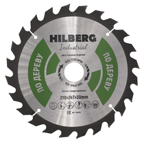 Hilberg Диск пильный Hilberg Industrial Дерево 210*30*24Т HW210