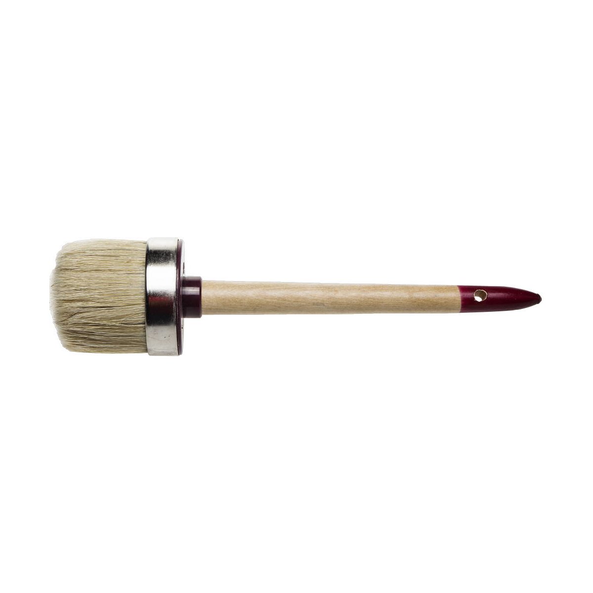 ЗУБР 65 мм, щетина натуральная светлая, деревянная ручка, кисть круглая УНИВЕРСАЛ - МАСТЕР 01501-65