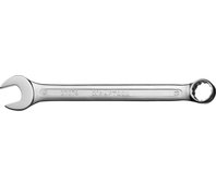 KRAFTOOL 15 мм, Cr-V сталь, хромированный, гаечный ключ комбинированный 27079-15