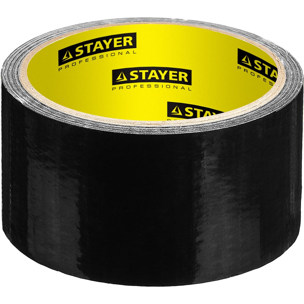 STAYER 48 мм х 10 м, черная, на тканевой основе, армированная лента 12086-50-10