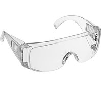 DEXX прозрачные, открытые, материал дужки поликарбонат, очки защитные 11050