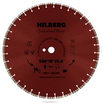Hilberg Диск алмазный отрезной 500*25.4*12 Hilberg Industrial Hard HI811
