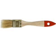 ЗУБР 25 мм, 1", щетина натуральная, деревянная ручка, кисть плоская УНИВЕРСАЛ 01099-025_z01