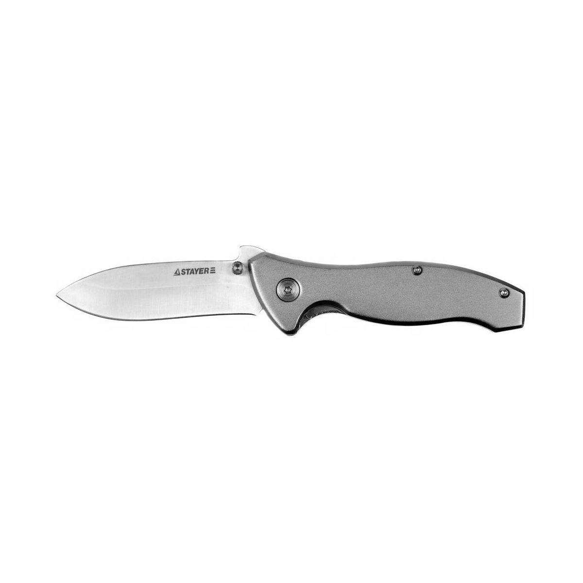 STAYER с металлической рукояткой, средний нож складной PROFI 47621-1