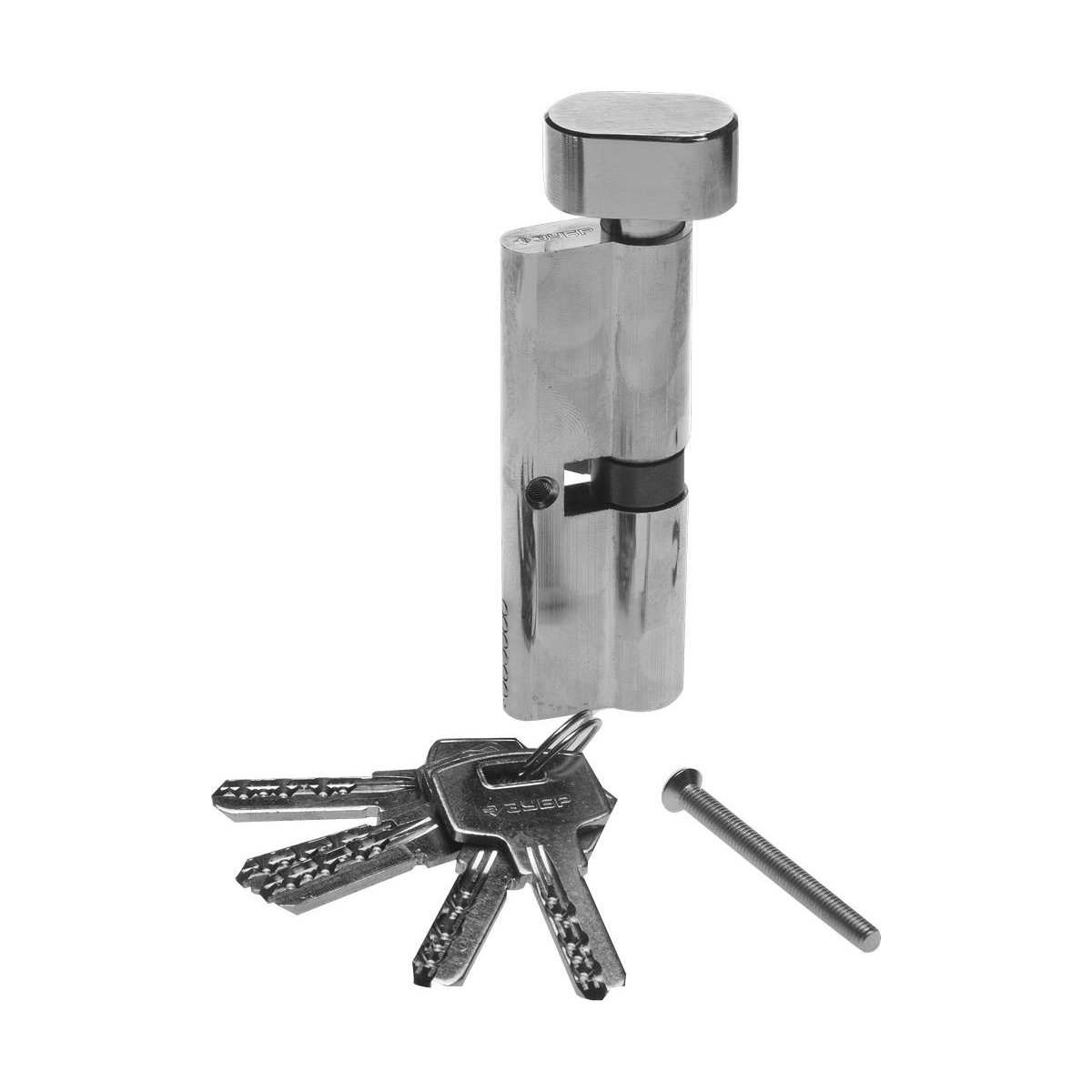 ЗУБР 70 мм, 6-PIN, 5 шт., тип ключ-защелка, механизм цилиндровый 52107-70-2