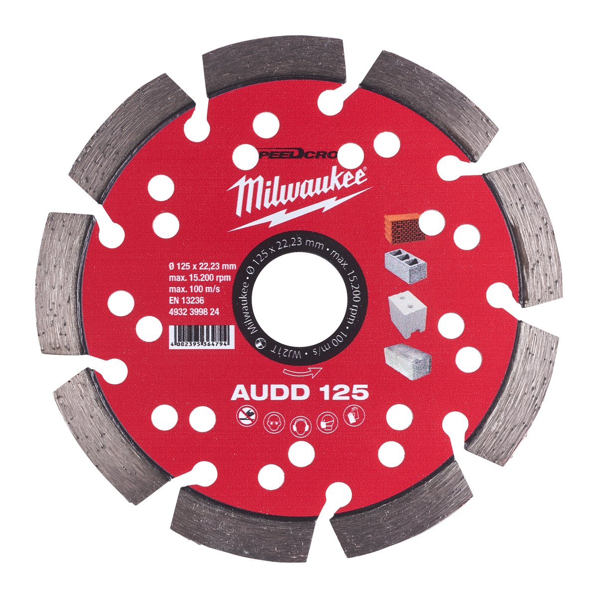 Алмазный диск AUDD 125 Milwaukee