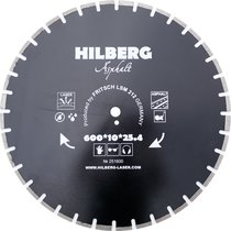 Hilberg Диск алмазный отрезной 600*25.4*12 Hilberg Hard Materials Лазер асфальт 251600