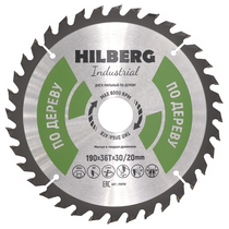 Hilberg Диск пильный Hilberg Industrial Дерево 190*30/20*36Т HW191