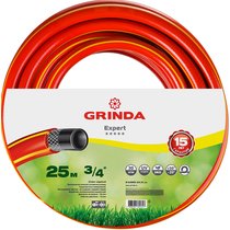 GRINDA O 3/4" х 25 м, 30 атм., 3-х слойный, армированный, шланг садовый 8-429005-3/4-25_z02