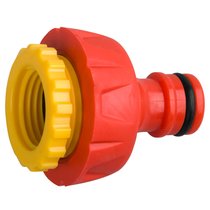 GRINDA 1/2"-3/4", пластмассовый с TPR, адаптер внешний 8-426405