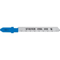 STAYER HSS, по металлу (0,9-3 мм), фигурный рез, EU-хвост., шаг 1.2 мм, 50 мм, 2 шт., полотна для эл/лобзика 15995-1.2_z02