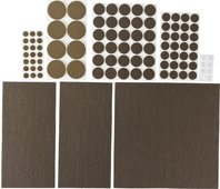 STAYER 98 шт., коричневый, набор: накладки самоклеящиеся на мебельные ножки 40916-H98