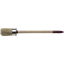 ЗУБР 30 мм, щетина натуральная светлая, деревянная ручка, кисть круглая УНИВЕРСАЛ - МАСТЕР 01501-30
