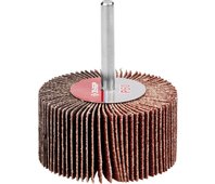 ЗУБР электрокорунд нормальный, P60, 30х60мм, круг шлифовальный веерный лепестковый 36602-060