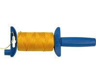ЗУБР 100 м, нейлоновый, желтый, шнур для строительных работ 06410-100