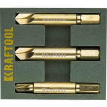 KRAFTOOL 3 шт., набор экстракторов поврежденного крепежа 26770-H3