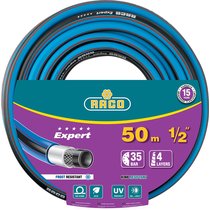 Raco O 1/2" x 50 м, 35 атм., 4-x слойный, армированный, шланг поливочный EXPERT 40302-1/2-50_z01