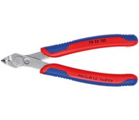 Electronic Super Knips® Бокорезы прецизионные, нерж., губки 60°, 125 мм, 2-комп ручки