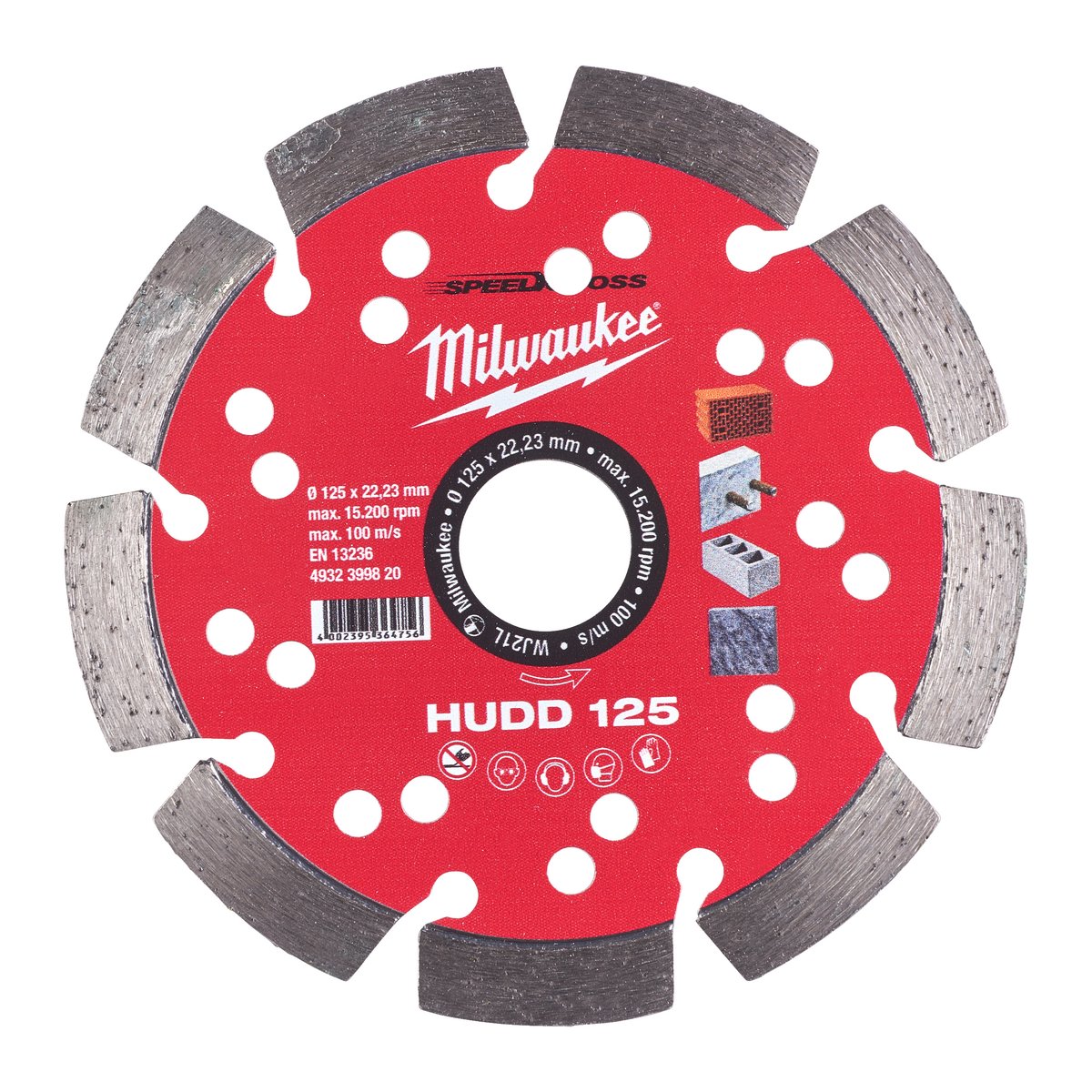 Алмазный диск HUDD 125 Milwaukee