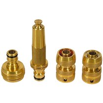 RACO 5 шт, латунь, набор Profi (наконечник, адаптер и соединители 1/2"х3/4"х1") 4246-55058B