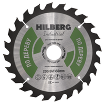 Hilberg Диск пильный Hilberg Industrial Дерево 200*30*24Т HW200