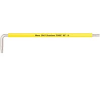 3967 SXL HF TORX® Multicolour Г-образный ключ с фиксацией, удлиненный, нерж., TX 15 x 123 мм