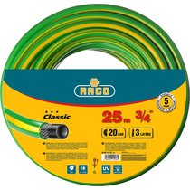 Raco O 3/4" x 25 м, 20 атм., 3-x слойный, армированный, шланг поливочный CLASSIC 40306-3/4-25_z01