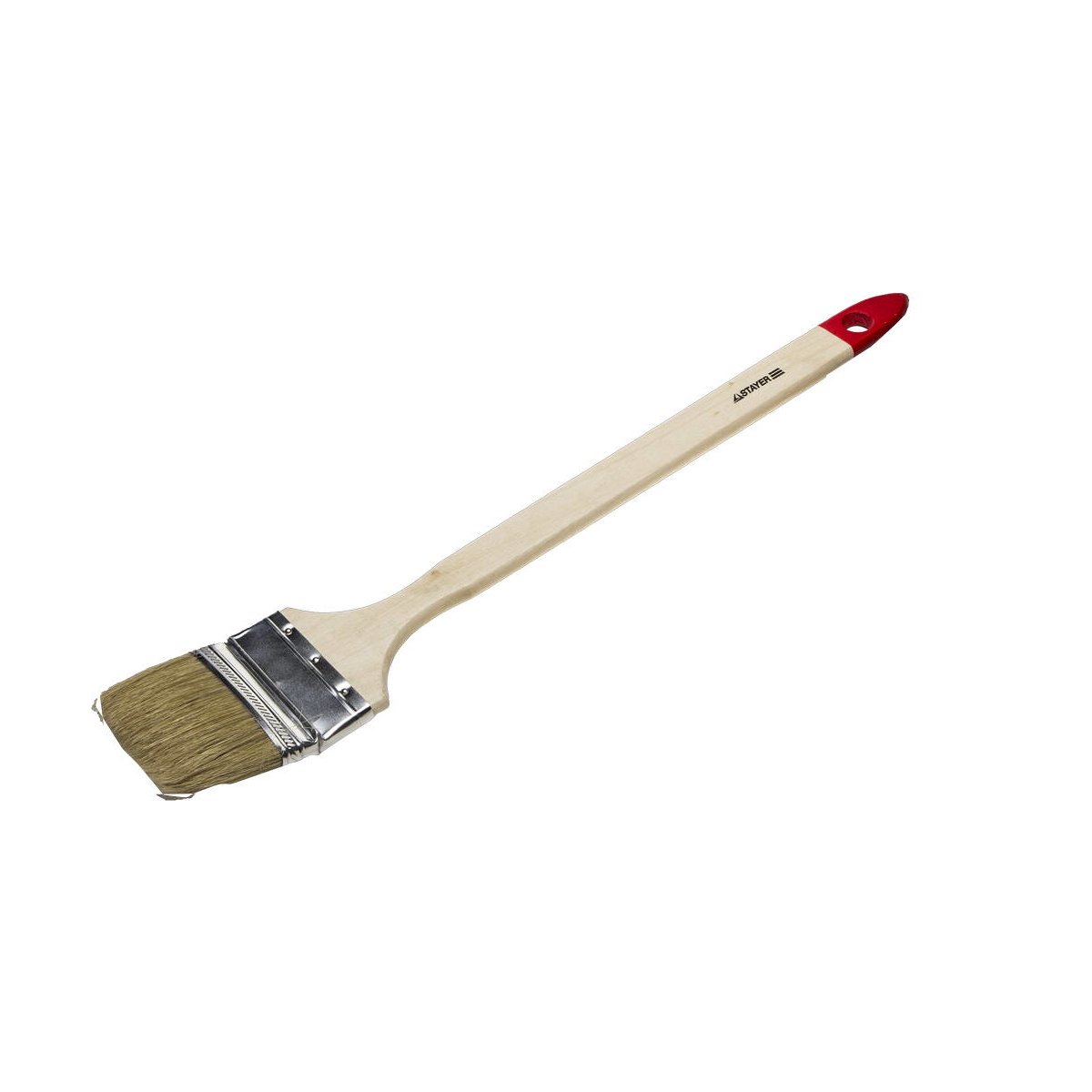 STAYER 63 мм, 2,5", щетина натуральная, деревянная ручка, кисть радиаторная UNIVERSAL 0111-63
