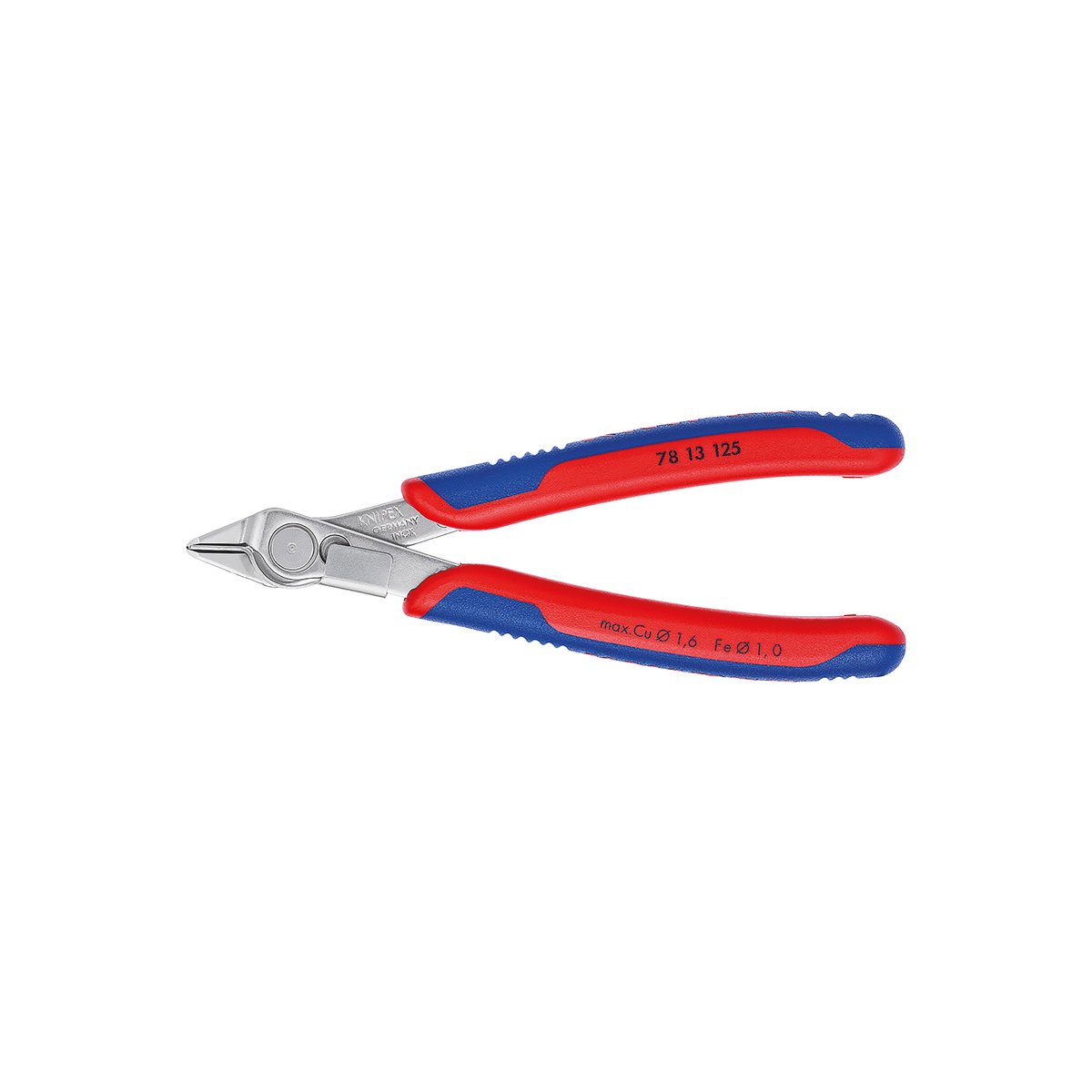 Electronic Super Knips® Бокорезы прецизионные, нерж., зажим для проволоки, 125 мм, 2-комп ручки, SB