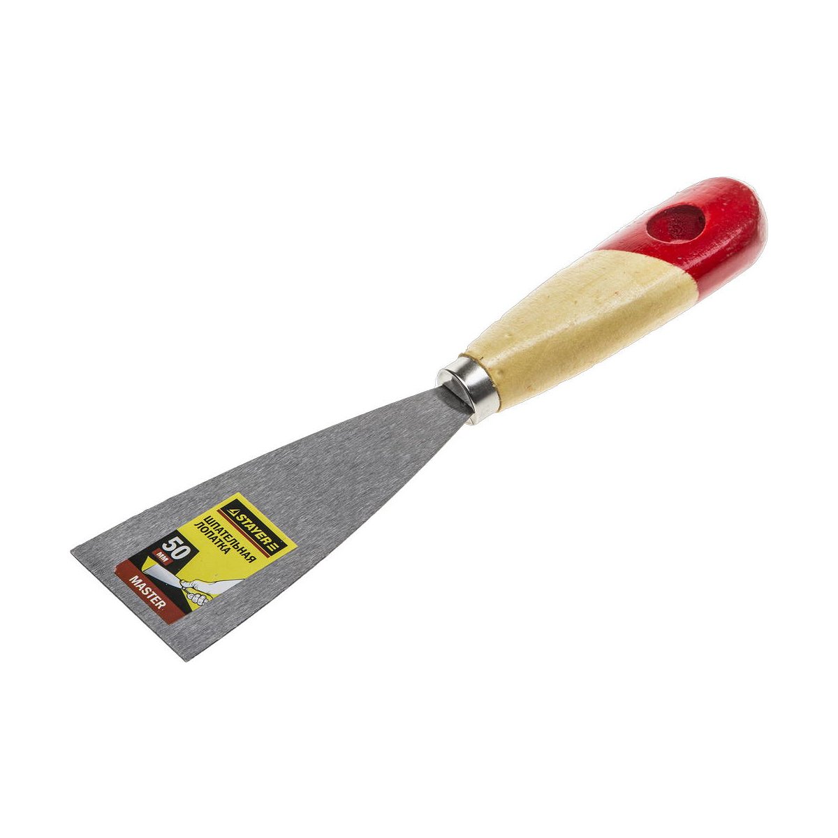 STAYER 50 мм, деревянная ручка, шпательная лопатка 1001-050