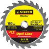 STAYER ⌀ 160 x 16 мм, 24T, диск пильный по дереву 3681-160-16-24