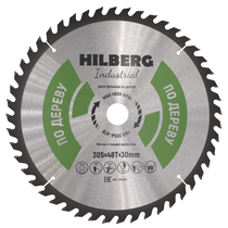 Hilberg Диск пильный Hilberg Industrial Дерево 305*30*48Т HW305