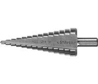 STAYER 4-30 мм, 14 ступеней, HSS, сверло ступенчатое 29660-4-30-14