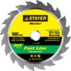 STAYER ⌀ 165 x 20 мм, 20T, диск пильный по дереву 3680-165-20-20